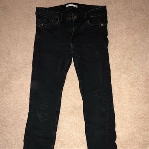ZARA Distressed Skinny Jeans